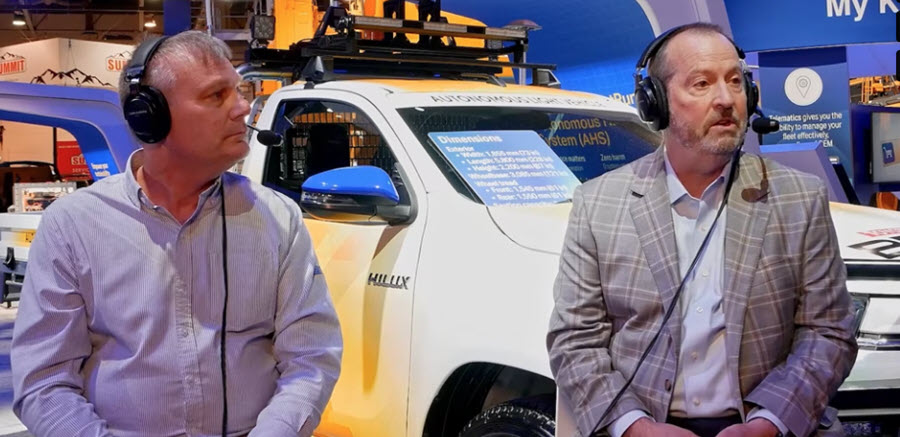 Miningnow Podcast at Minexpo about AHS